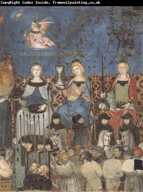 Ambrogio Lorenzetti The Virtues of Good Government (mk39)